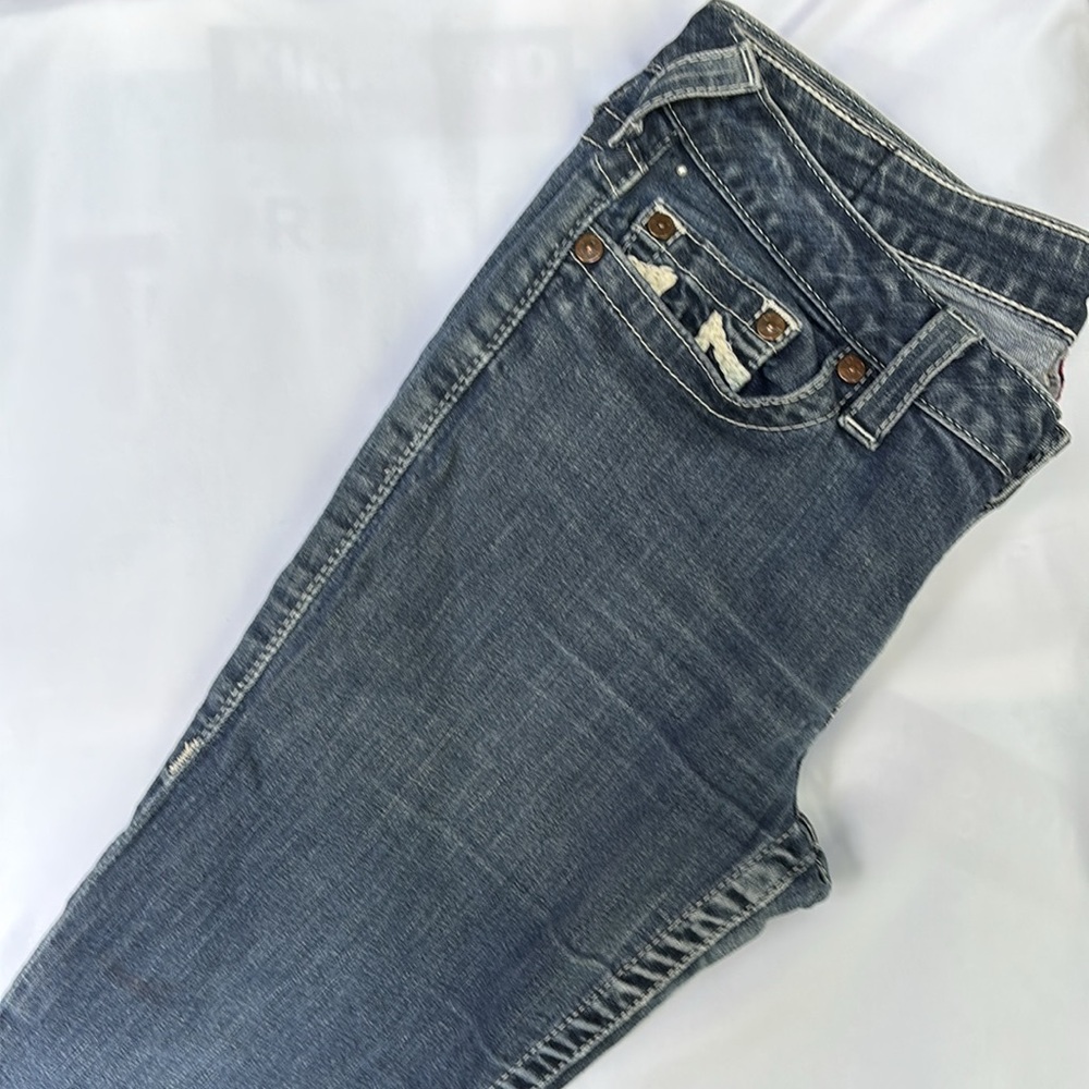 Slightly Worn Authentic True Religion Women's Blue Jeans Skinny Fit  Size 31 - Picture 8 of 17